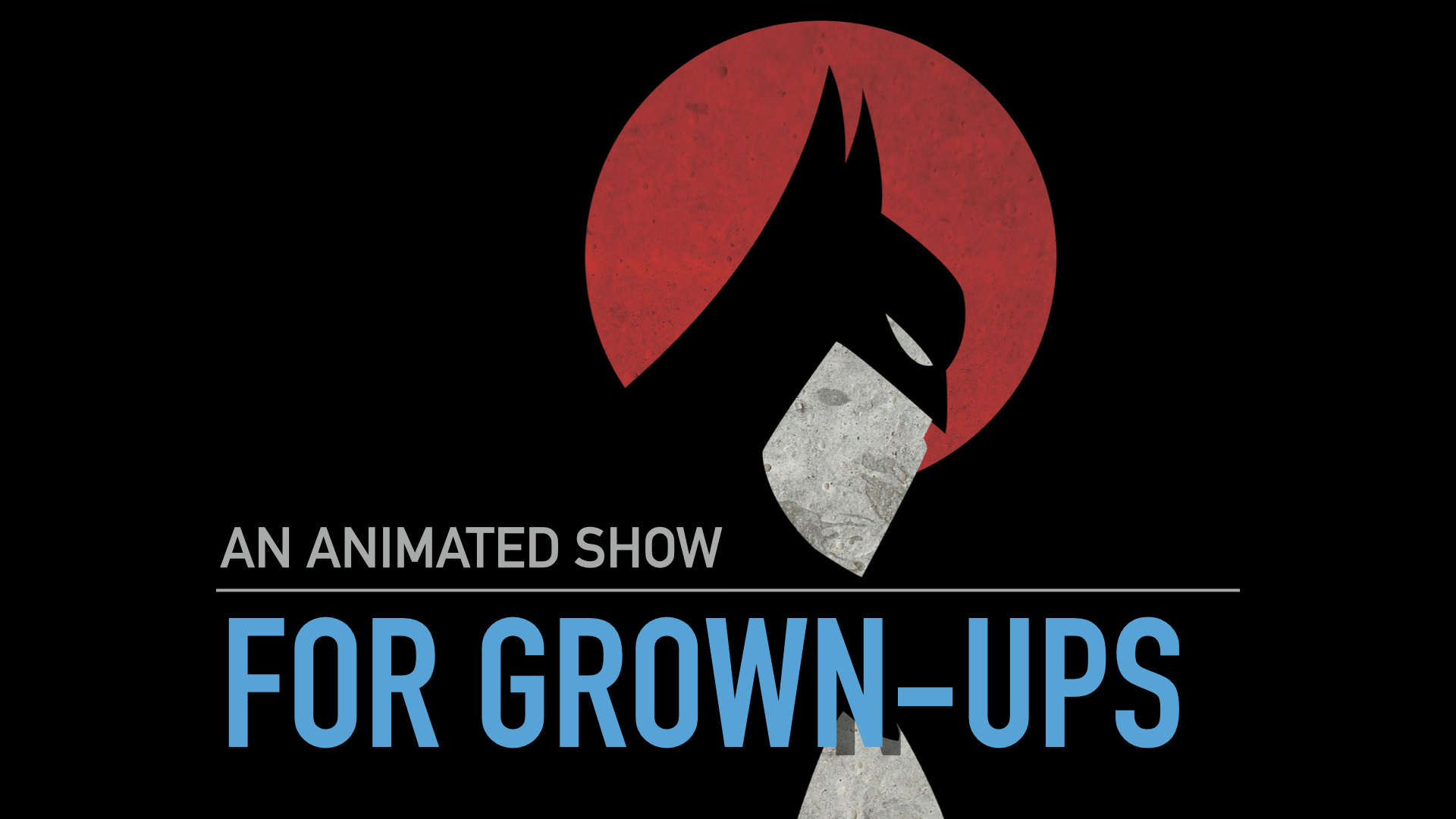 slide with a profile of Batman