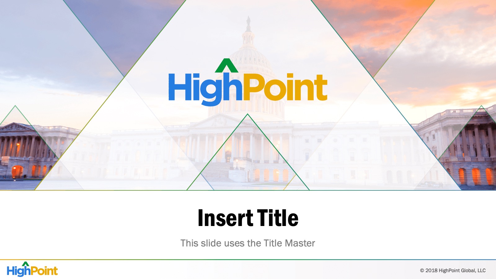 corporate PowerPoint title slide