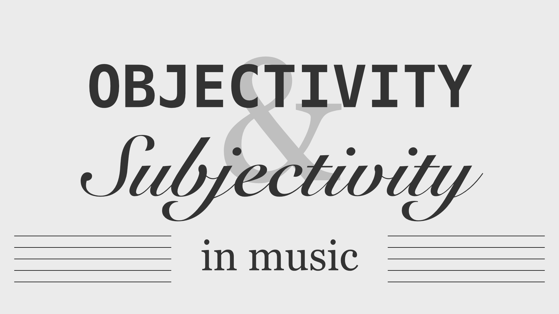 title slide with music staff